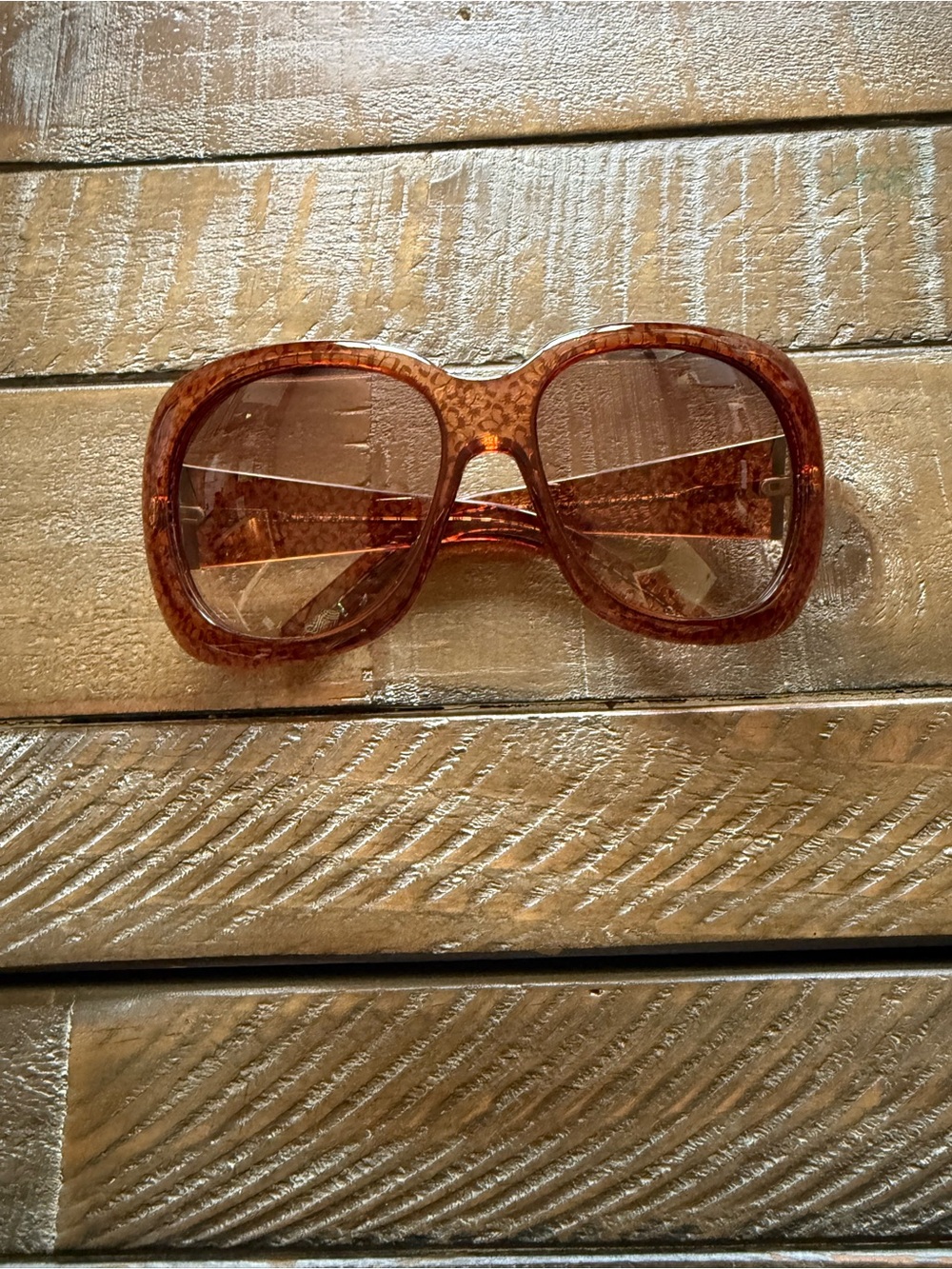 Bottega Veneta Oversized Vintage Tortoiseshell Sunglasses - Brown